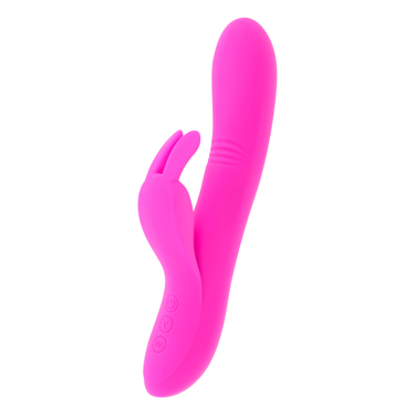 Vibratore Rabbit Stimolazione G e Clitoride, Silicone Morbido